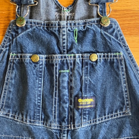 Rare Unisex Vintage OshKosh B'gosh Vestbak Denim Bib Overalls | Size 34 x 30 - Picture 2 of 13